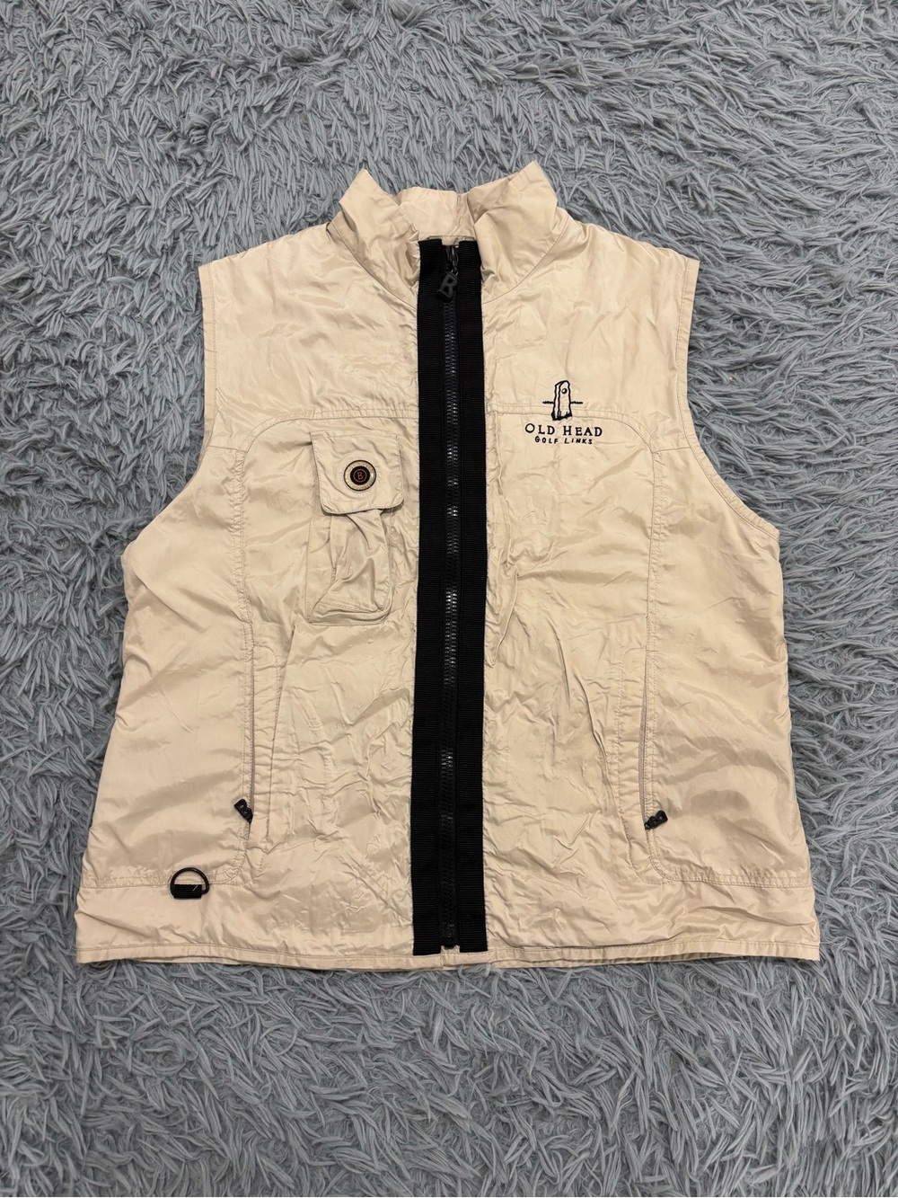 Bogner Adult Vest Size 40 Full Zip Fishing Zip Pocket Mock Neck Outdoor Camping